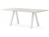 Стол керамический обеденный PEDRALI Arki-Table сталь, алюминий, керамика бежевый, белый Фото 1