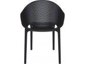 Кресло пластиковое Siesta Contract Sky Pro стеклопластик, полипропилен черный Фото 10