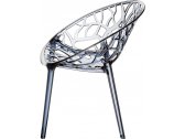 Кресло прозрачное Siesta Contract Crystal поликарбонат серый Фото 14