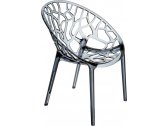 Кресло прозрачное Siesta Contract Crystal поликарбонат серый Фото 15