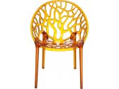 Кресло прозрачное Siesta Contract Crystal поликарбонат оранжевый Фото 12
