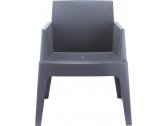 Кресло пластиковое Siesta Contract Box полипропилен темно-серый Фото 17