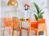 Кресло пластиковое Siesta Contract Box полипропилен оранжевый Фото 18