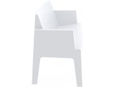 Диван пластиковый двухместный Siesta Contract Box Sofa полипропилен белый Фото 10