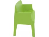 Диван пластиковый двухместный Siesta Contract Box Sofa полипропилен зеленый Фото 9