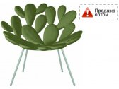 Кресло пластиковое Qeeboo Filicudi металл, полиэтилен зеленый Фото 1