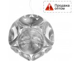 Светильник пластиковый подвесной Qeeboo Pitagora IN поликарбонат, сталь прозрачный Фото 1