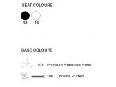 Кресло вращающееся PAPATYA Opal-M сталь, поликарбонат белый Фото 3