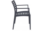 Кресло пластиковое Siesta Contract Artemis стеклопластик темно-серый Фото 16