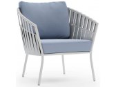 Комплект плетеной мебели Aurica Бора-Бора алюминий, роуп, акрил голубой Фото 5