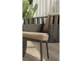 Комплект плетеной мебели Aurica Бора-Бора алюминий, роуп, акрил коричневый Фото 3