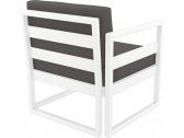 Кресло пластиковое с подушками Siesta Contract Mykonos стеклопластик, полиэстер белый Фото 12