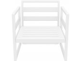 Кресло пластиковое Siesta Contract Mykonos стеклопластик белый Фото 6