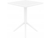 Стол пластиковый складной Siesta Contract Sky Folding Table 60 сталь, пластик белый Фото 20