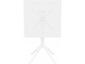 Стол пластиковый складной Siesta Contract Sky Folding Table 60 сталь, пластик белый Фото 21