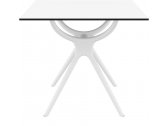 Столешница квадратная Siesta Contract Air Table ламинат HPL белый Фото 6