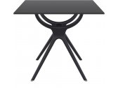 Столешница квадратная Siesta Contract Air Table ламинат HPL черный Фото 7