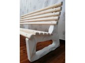 Скамейка деревянная Laura Грани архитектурный композит, сосна Фото 2
