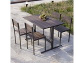 Комплект обеденной мебели Tomesa Стандарт сталь, древесно-полимерный композит Фото 2