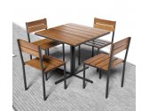 Комплект обеденной мебели Tomesa Стандарт М сталь, древесно-полимерный композит Фото 3