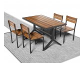 Комплект обеденной мебели Tomesa Лофт сталь, древесно-полимерный композит Фото 3