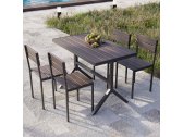 Комплект обеденной мебели Tomesa Лофт сталь, древесно-полимерный композит Фото 2