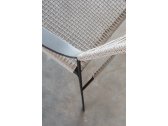 Кресло металлическое плетеное Tribu Nodi сталь, роуп Фото 5