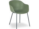 Кресло пластиковое PAPATYA Globe-K ML сталь, стеклопластик зеленый Фото 1