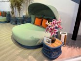 Лаунж-диван круглый Higold Aio алюминий, роуп, олефин, текстилен синий, зеленый Фото 3