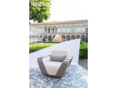 Кресло металлическое мягкое Higold Onda алюминий, тик, sunbrella Фото 14