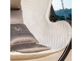 Кресло подвесное плетеное с подушками DFN Aldebaran железо, искусственный ротанг, ткань Фото 7
