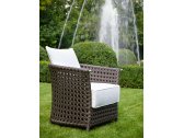 Кресло плетеное с подушками DFN Wezen алюминий, искусственный ротанг, ткань Фото 6