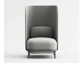 Кресло мягкое с высокой спинкой Copiosa Bold сталь, ткань Фото 3