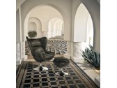 Кресло плетеное с подушками DFN Aldebaran сталь, натуральный ротанг, ткань Фото 4