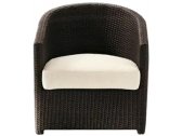 Кресло плетеное с подушкой DFN Rodi алюминий, искусственный ротанг, ткань Фото 1