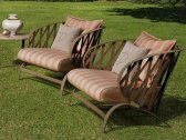 Кресло металлическое с подушками DFN Sunrise железо, ткань Фото 1