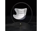 Кресло подвесное плетеное с подушками DFN Aldebaran железо, искусственный ротанг, ткань Фото 8