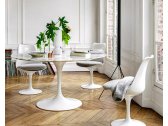 Стол обеденный дизайнерский Proiezione Tulip алюминий, мрамор Фото 15