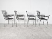 Кресло дизайнерское Proiezione Sandows сталь, роуп Фото 13