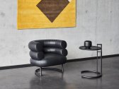 Кресло дизайнерское Proiezione Bibendum сталь, дерево, кожа Фото 25