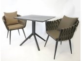 Комплект мебели Tagliamento Sky Verona металл, пластик, алюминий, роуп, акрил черный, антрацит, темно-коричневый Фото 5