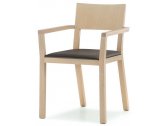 Кресло деревянное мягкое PEDRALI Feel дуб, ткань Фото 1
