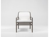 Кресло пластиковое с подушками Nardi Aria стеклопластик, акрил тортора, белый Фото 4
