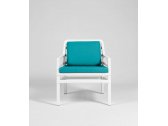 Кресло пластиковое с подушками Nardi Aria стеклопластик, акрил белый, сардиния Фото 5