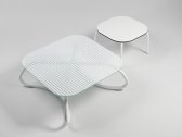 Столик ламинированный кофейный Nardi Loto Relax 60 алюминий, ламинат HPL белый Фото 3