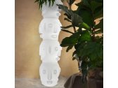 Торшер пластиковый SLIDE Threebu Totem 4 Lighting LED полиэтилен белый Фото 5