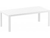 Стол пластиковый раздвижной Siesta Contract Atlantic Table 140/210 алюминий, полипропилен белый Фото 7