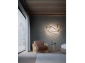 Кресло деревянное мягкое Quadrifoglio Arco 101 ясень, ткань Фото 5