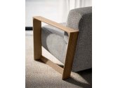 Кресло деревянное мягкое Quadrifoglio Arco 101 ясень, ткань Фото 10