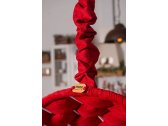 Кресло подвесное плетеное Pride Design Валио Гламур сталь, микровелюр красный Фото 8